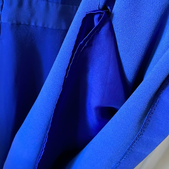 Royal cobalt blue dress plus pockets - Picture 4 of 7